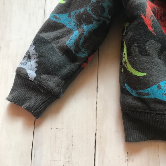 Children’s Place Fleece Lined Dinosaur Hoodie 2T - Picture 13 of 13
